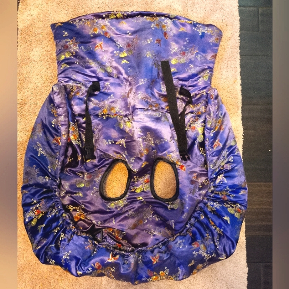 🎎 Baby Shopping Cart Cover/ Highchair Embroidered Silk My Fancy Cover